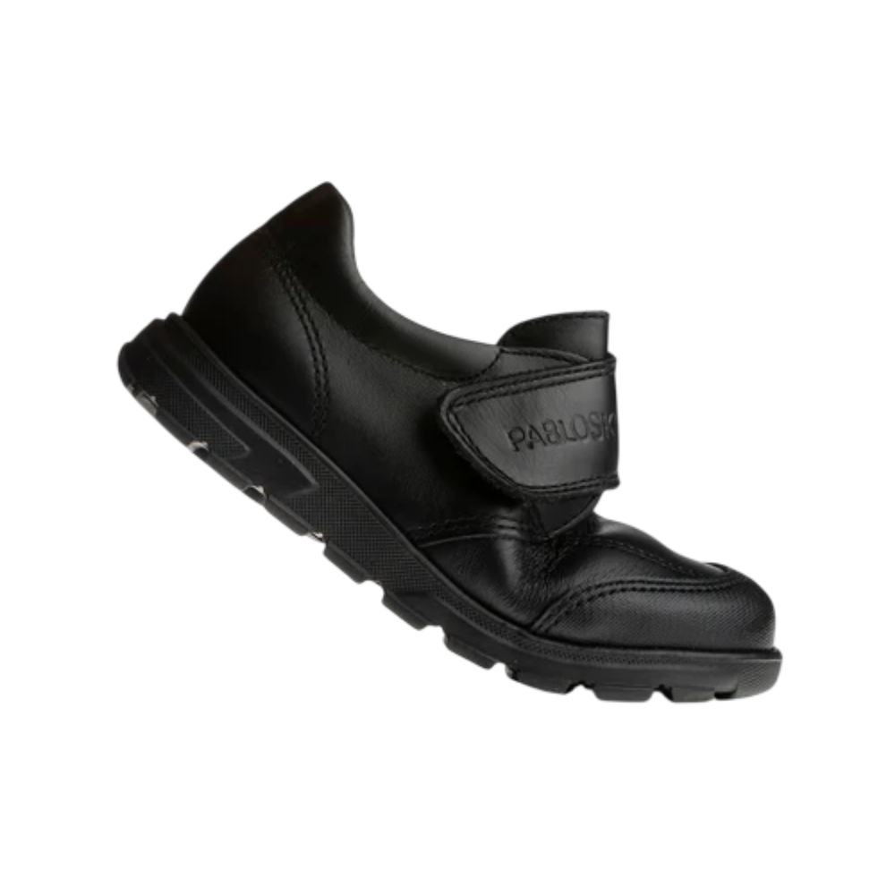 Colegial Velcro Grande Negro