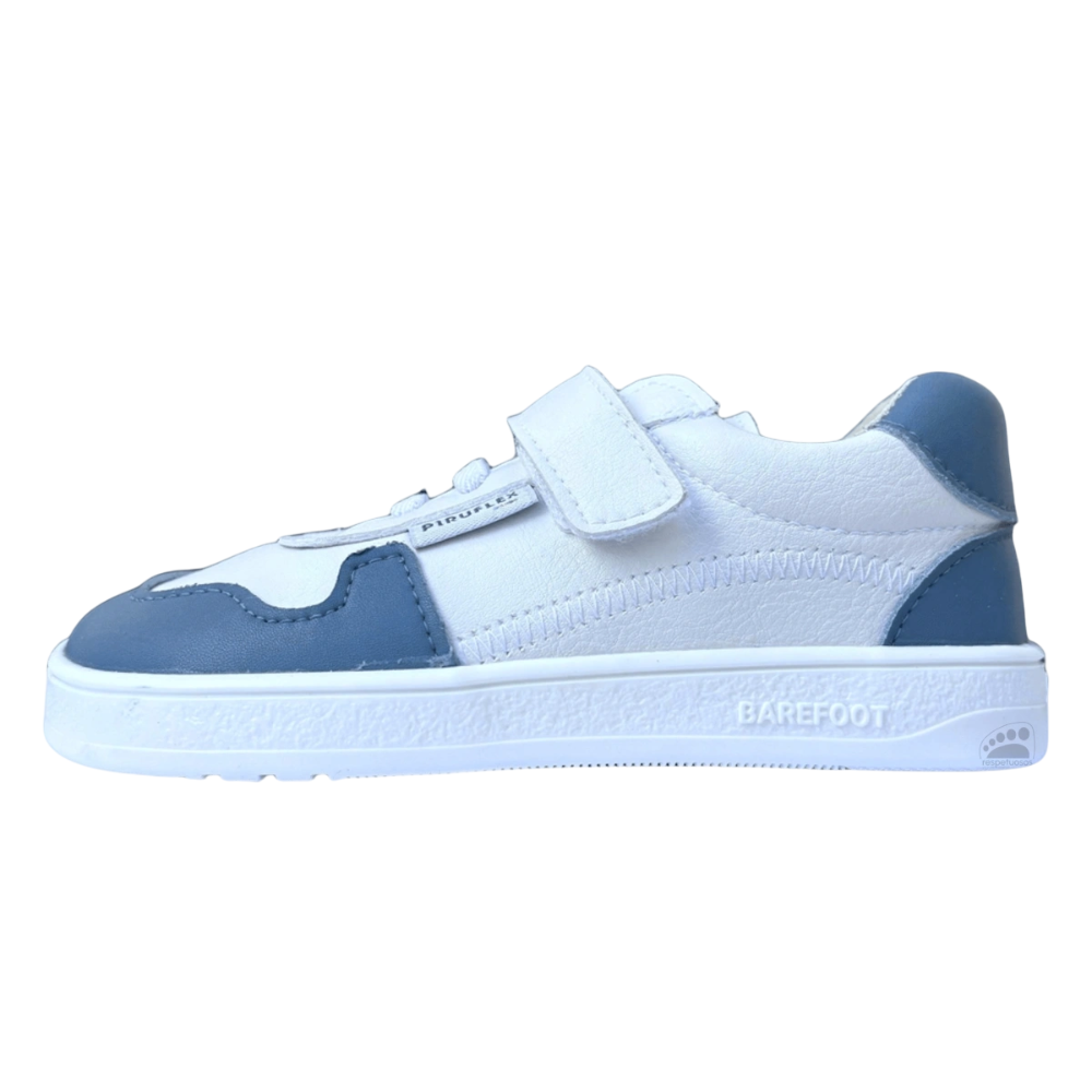 Zapatilla Dos Velcros Blanco/Azul