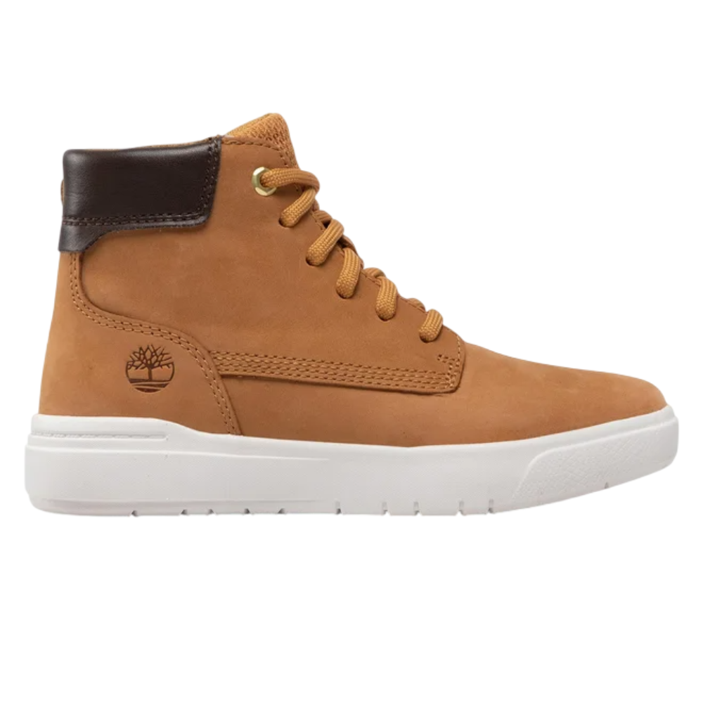 Bota Cordonera Cremallera Velcro Camel