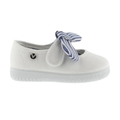 Merceditas de lona Lazo Rayas Azul Blanco