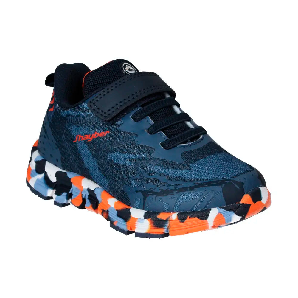 Zapatilla deportiva Navy Velcro Jhayber Marino
