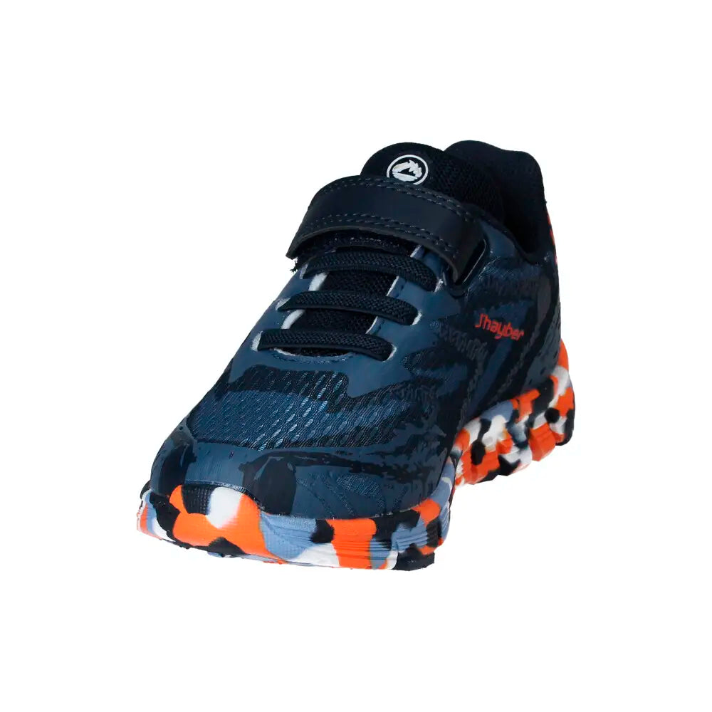 Zapatilla deportiva Navy Velcro Jhayber Marino