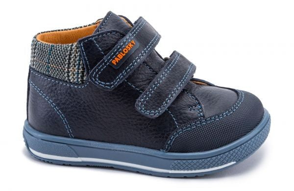 Botín Pablosky azul marino velcro