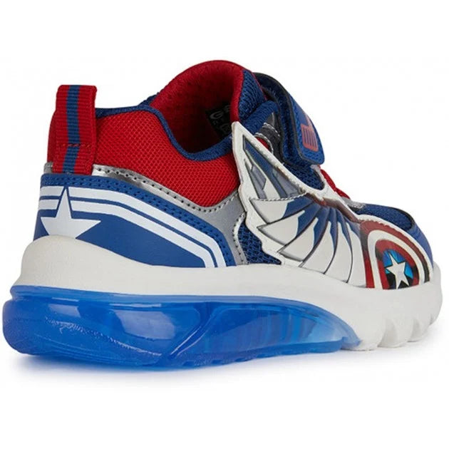 Zapatilla con luces Capitán América Azul Roja