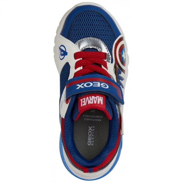 Zapatilla con luces Capitán América Azul Roja