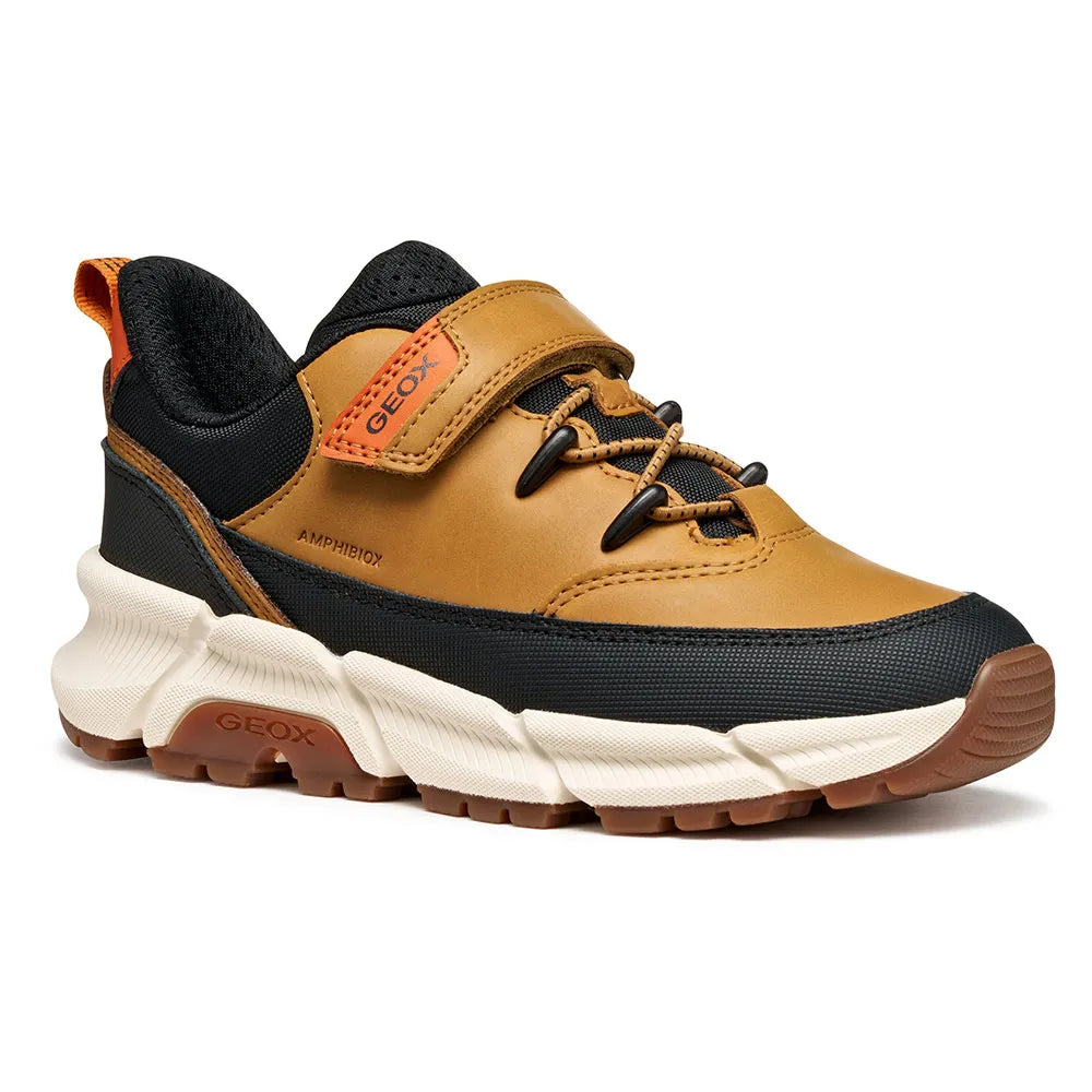 Zapatilla Geox velcro camel
