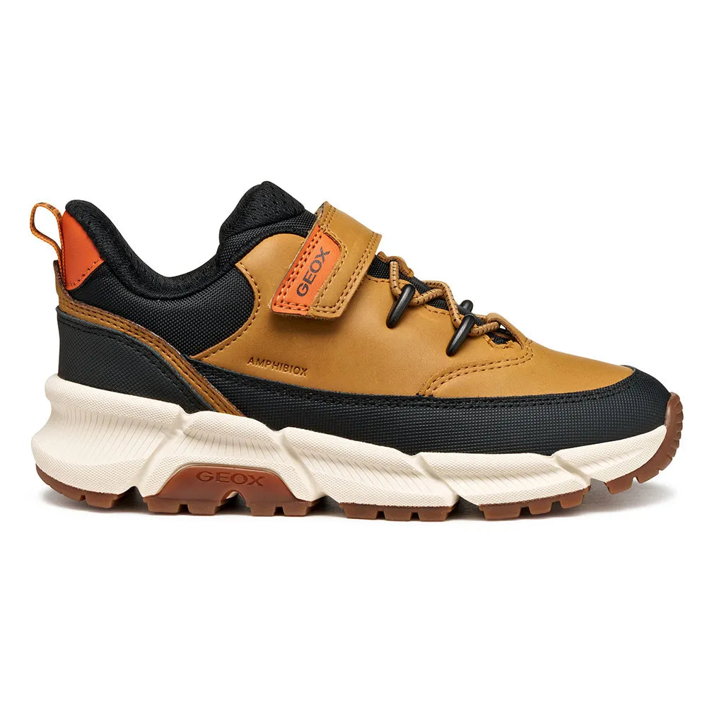 Zapatilla Geox velcro camel