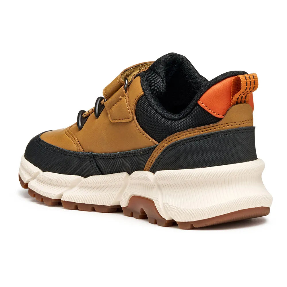 Zapatilla Geox velcro camel