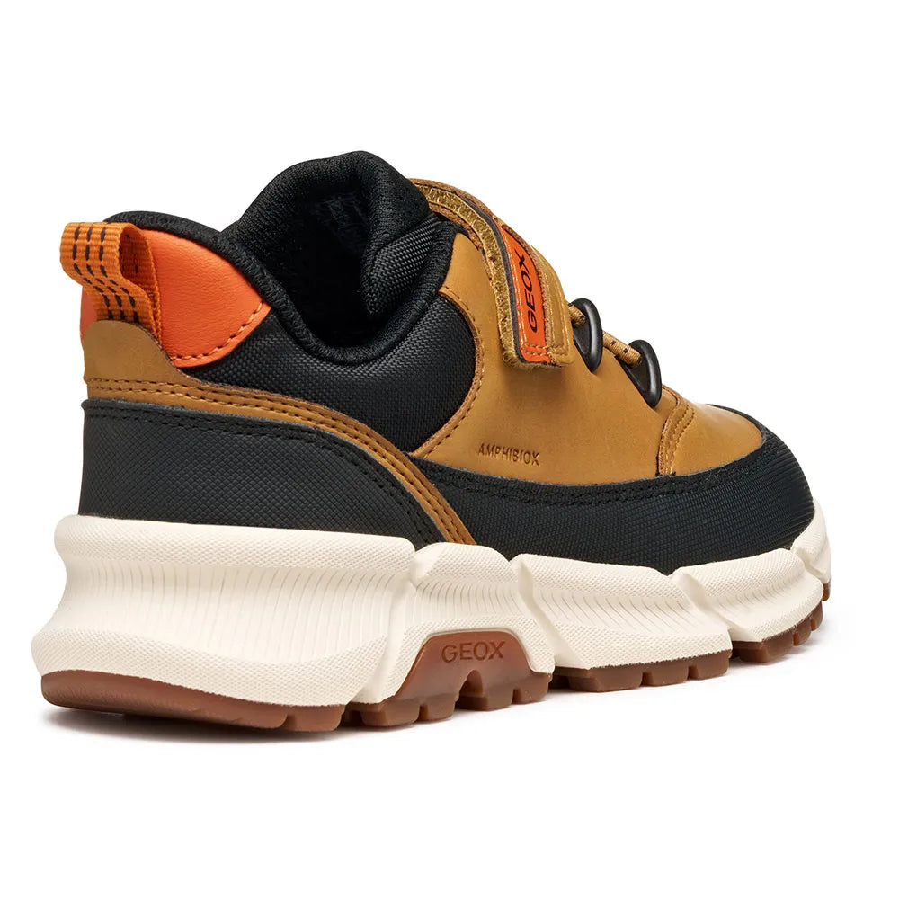 Zapatilla Geox velcro camel